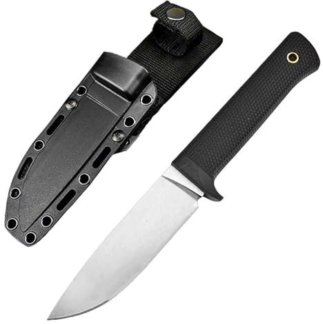 joa outdoor feststehende Gerade Festes messer schwarzes 3V stahl Jagdmesser scharf camping gegen messer edc neck knife messer mit Kydex Scheide