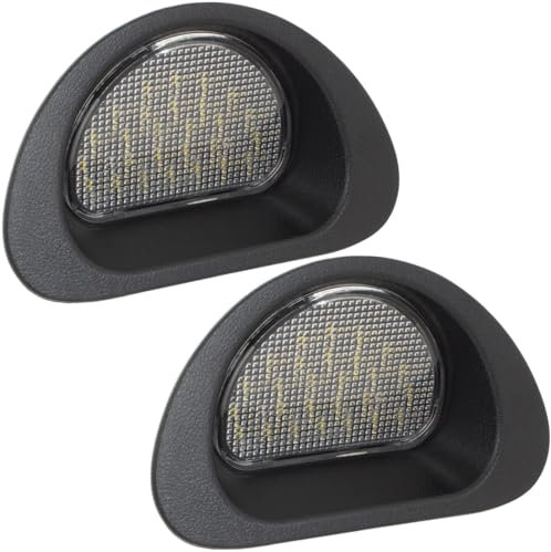 M MODECAR – Kompatibel mit Citroen C1 Peugeot 107 Toyota Aygo 05-14 LED-Kennzeichenbeleuchtung 2 Stück Set für 6340G9,
