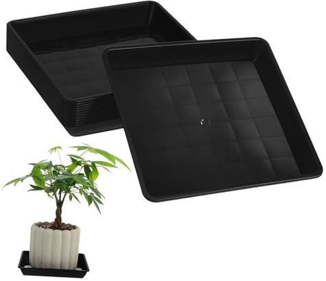 YARNOW Estera Inferior para Maceta Base Cuadrada Bandejas De Plantas Platos para Macetas