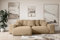 ALTDECOR Ecksofa mit Schlaffunktion und Bettkasten Corner Sofa Eckcouch Couch L-Form universal, Links/rechts angeordnet Schlafcouch Ausziehbar Wohnlandschaft Eskar-L -256x165x84cm Beige