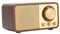 Retro Wood Bluetooth -Lautsprecher, Klare Klangqualität, Tragbarer Drahtloser Vintage -Holzlautsprecher, für Cafés Restaurants Schlafzimmer