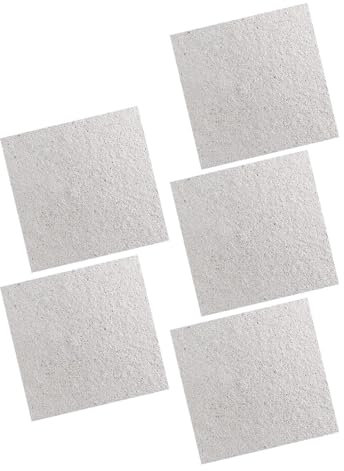 CPAOWEHF Hojas Engrosamiento 5 Piezas Hojas Horno Micas Placa Microondas Hojas Láminas Placas Reemplazo Adecuadas para Calefacción Rápida