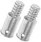 Vaguelly 2pcs Screw Broom Handle Thread Adapter Replacement Pole Handle Connector for Brooms Floor Brush