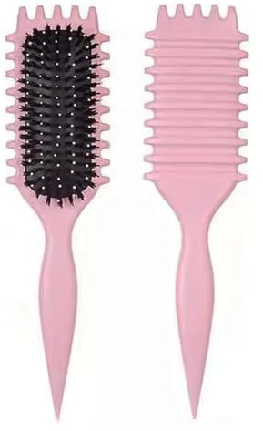 Curly hair brush, è l'ultima spazzola di styling a setole di cinghiale per capelli ricci. Ottima per districare e migliorare i riccioli. (#2, 135g)
