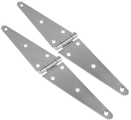 Veemoon 2stücke Scharniere Aus Verzinktem Eisen Schwere Türband-hardware Für Gartentore Fenster Und Schränke Für Stabile Türoperationen Langlebige Metallkonstruktion