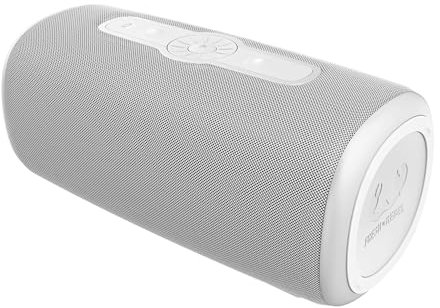Fresh 'n Rebel Bold L3 Enceinte Bluetooth sans fil avec anneau de réglage du volume, haut-parleur étanche (IP67), 40 W RMS, basses bollers et sons clairs, mode double amusant, autonomie de 25 h (gris