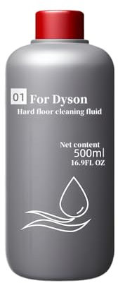 500ml/ 16.9FL OZ Hard Floor Cleaning Fluid. Floor Care Fluid. Compatible for Dyson Wash G1/ V12 Nautik Cordless Floor Scrubber(1 pcs)