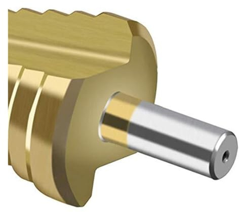 Brocas for metal, broca escalonada con ranuras en espiral, broca escalonada revestida de 4-42 mm, herramienta eléctrica for perforar agujeros de 14 pasos en metal y madera.