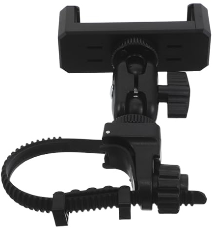 LOLIPPYY Handyhalterung aus Metall Verstellbar für Saxophon und Klarinette mit Notenhalter Stabiler Musik Smartphone Halter für Holzblasinstrumente und Blechblasinstrumente