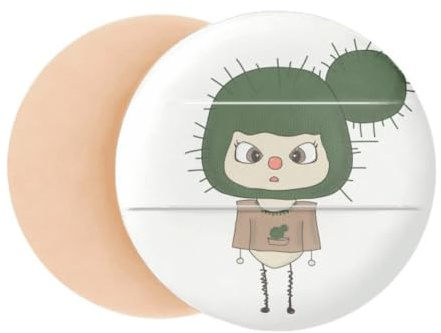 Cactus Green Sand Water Dangerous UU Air Cushion Makeup Foundation Sponge Powder Puff