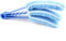 2 x Ashley Housewares Triple Venetian Blind Cleaner - Removable, Hand Washable Microfibre Fabric Duster For Wet Or Dry Cleaning Of Slats