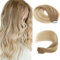 Sassina Unsichtbare Tape in Extensions Skin Weft Doppelseitige Tape Extensions Echthaar Balayage Aschbraun übergehend zu Dunklem Honigblond bis zu Platinaschblond 50g 20 Stück 50cm #B8/18/60