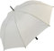 Impliva XXL Golfschirm Fiberglas Handöffner - Creme weiß