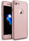 Excellentas 360 Full-Cover Hülle mit Panzerglas kompatibel mit iPhone 6 Plus, 6s Plus Schutzhülle Cover Case Schutz-Folie Glasprotector in Rose