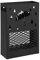SONGMICS Paragüero de Metal, Soporte de Paraguas, Rectangular, con Bandeja de Agua Extraíble, 4 Ganchos, Diseño Tallado, para Entrada, Oficina, Negro LUC004B01