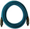 i! - 1m Premium Nylon Toslink Kabel - Optisches Digital Audiokabel LWL HiFi - blau