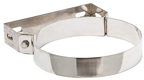 DW Complete Wandhalter Abstand 50mm für DN 150mm 25mm Dämmung Ofenrohr Rauchrohr Kaminrohr Doppelwandig Edelstahlschornstein Isoliert gedämmt