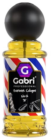 Gabri No2 After Shave Barber Cologne 250ml - 70° Eau de Cologne für Herren, Friseur Köln, Entspannend, Beruhigend, Wohltuend, Erfrischend