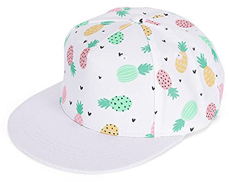 MASOCIO Gorra Niño Niña Beisbol Gorras Visera Verano Proteccion Solar Deporte Animales Edad 4 5 6 7 Años Blanco