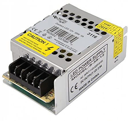 LumenTEC LED Transformator / 35W 3A IP20 - Transformator 230V (AC) auf 12V (DC), für LED (35W)