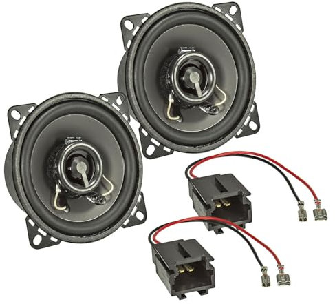 tomzz Audio 4008-001 TA10.0-Pro Lautsprecher Einbau-Set kompatibel mit Citroen Berlingo Peugeot Partner 100mm Koaxial System