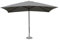 Sombrilla de jardín de Exterior de Forma Rectangular Poste Central de Metal ø 48 mm orientabile 360° con manivela Tela 3x4 Gris Resistente y Cortaviento Mod. Mercurio