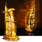 GalaSpark Super 3D Puzzle Erwachsene - 3D Architektur Puzzle Gebäudemodell - 3D Acryl Puzzle Modell - Goldenes Wahrzeichen von Dubai