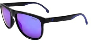 Carrera 8059/s D51/Z0 BLACK BLUE Sunglasses Men Propionate, Standard, 58