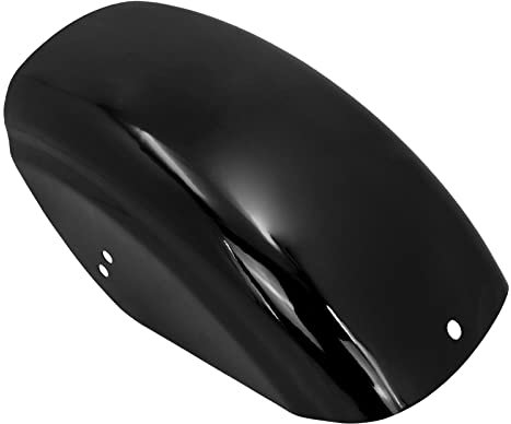 HCmotorku Motorrad Hinterer Kotflügel kurz flach passend für Harley Sportster XL 883 1200 48 72 1986-2024 (glänzend schwarz)