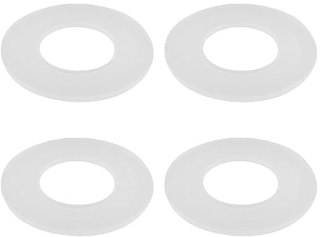 VGOL 4pcs Joint d'arrêt d'eau Réservoir de Toilette en Silicone Compatible avec GEBERIT Sortie de Toilette Universelle Valve de Chasse d'eau Réparation de Réservoir en Caoutchouc