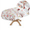 ANRO Wachstuchtischdecke Weihnachts Tischdecke abwaschbar Wachstuch Weihnachten Wachstischdecke Eulen Oval 160x140cm