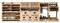 Bucasso Plastic Model Tool Organizer, Organize Plastic Model Building Tools Pliers/Tweezers/Brushes/Screwdrivers Stick Tools, MDF Material Model Workbench, Suitable for Tamiya/Gundam Tools GK Pro