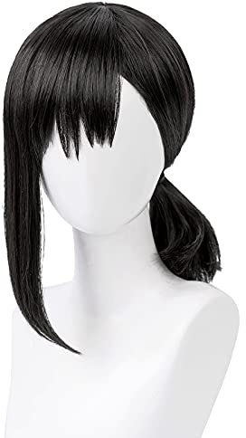 Meguru Anime Cosplay Wig Chainsaw Man Costume Wigs with Cap Wig Cos Role Playing for Party Halloween Christmas