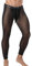 Panegy Herren Mesh Leggings Transparent Netz Hose mit Kordelzug Durchsichtige Muskel Leggings Sexy Clubwear Größe L-Schwarz
