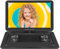Lecteur DVD portable de 49,8 cm avec grand écran HD de 17, 5 heures de batterie, lecteur DVD portable avec chargeur de voiture, lecteur DVD portable pour enfants prend en charge toutes les régions