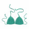 Generico Reggiseno per Schiena Nuda Adesivo Seno Reggente Costume da Bagno Estivo da Donna in Tinta Unita a Mano all'Uncinetto Coppe Seno per Abiti Reggiseno per Schiena Nuda (Sky Blue, S)