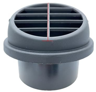 AXTGBHL Diesel-Standheizungs-Luftumwälzventile, 90 mm, automatische Heizungsleitungen, geeignet für Eberspacher, geeignet für Autoteile