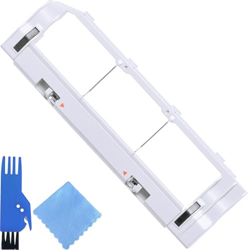 EATBALE Zubehörsatz Hauptbürstenabdeckung für Roborock S6 MaxV S6 S6 Pure S4 Max S4 S5 Max S5 E4 E2 E35 Roboter Staubsauger für Kehrmaschine Universal-Gummiwalze Bürstenschutz Ersatzteile(Weiß)