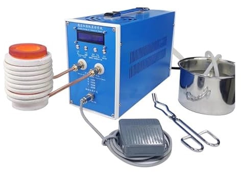 Módulo de calentamiento por inducción Calentador de inducción ZVS, máquina de calentamiento por inducción de 6000W, horno de fundición for Metal, soldadura de alta frecuencia, equipo de enfriamiento d