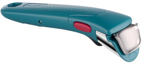 Lagostina Ingenio Manico Rimovibile Resistente fino a 10kg, Design Ergonomico dal Fissaggio e Sicurezza Totali, Compatibile con i Corpi Pentola Ingenio, Color Petrolio