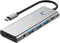 USB C HUB 4K 60Hz for iPad Pro 9-in-1 Adapter iPad Pro 12.9 11 Inch iPad Air 5 4 Docking Station with 4K HDMI, 100W PD, SD/TF Card Reader, USB 3.0, 3.5mm Audio Jack, Type C Data, iPad Mini 6