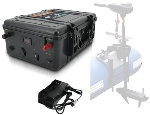 SSCYHT 48V 60AH 100AH Lithium Battery Outdoor Thruster Battery 48 Volt Electric Boat Fishing Boat Propeller Marine Propulsion Battery,48V60AH