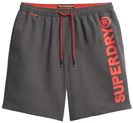 Superdry Herren 43,2 cm Sport-Badeshorts mit Grafik