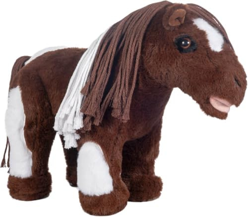 HKM Cuddle Pony Pinto Brown/White 28 x 38 cm