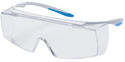 Lunettes de sécurité Uvex super f OTG, verres transparents, protection UV, anti-rayure, anti-buée, uvex