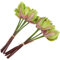 Amosfun 12 Piezas Artificial Plantas Artificiales Exterior De Seda Que Parecen Reales Flores Tropicales Falsas Flores De Artificiales Alambre De Hierro Verde