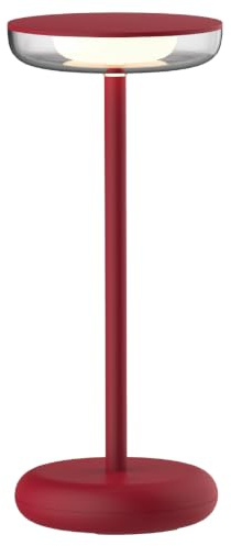 Drahtlose Tischlampe - Mykonos - Bordeaux - Tischleuchte für Innen und Außen - Wiederaufladbar - LED - Touch - Dimmbar