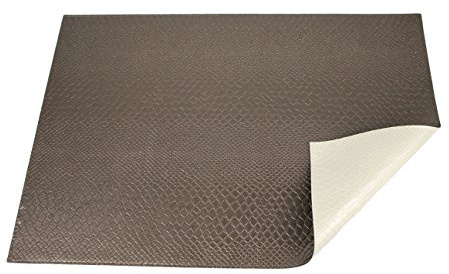 SIGNATURE HOME COLLECTION Tischsets, Kunstleder, Creme, Taupe, 45 x 33 x 0.2 cm, 6-Einheiten