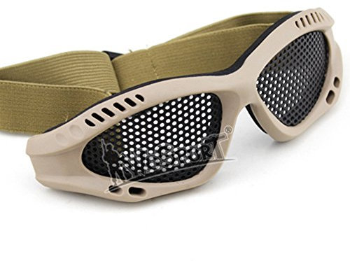 OAREA Taktische Skibrille Sonnenbrille Outdoor Schutz Mit Metall Stahl Mesh für CS Krieg Spiel Airsoft Paintball Sicherheit Brillen