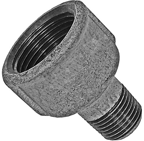 Gewinde Fitting Verschraubung aus Temperguss verzinkt - Muffennippel mit 2 Rohr Innengewinde IG reduzierend auf 1 1/4 Zoll Aussengewinde AG Nr. 246